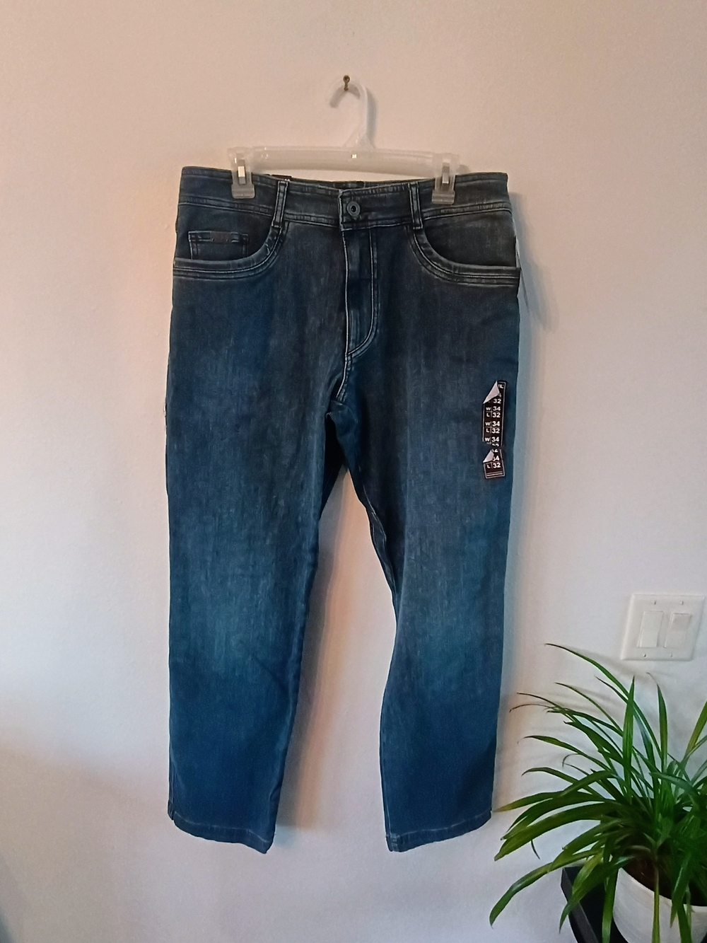 KÜHL Denim Klassik Fit Jeans 34x32 NWT Dark Indigo Stretch Straight Leg Mens